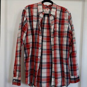Levi's Plaid Button Down Shirt